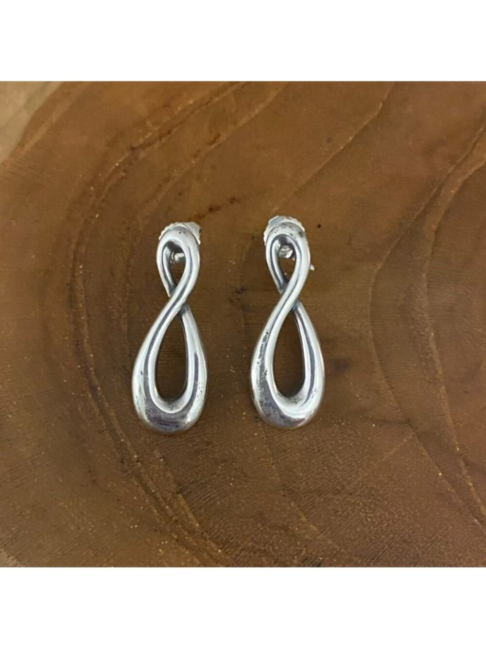 RETIRED James Avery Infinity Earrings, Sterling Silver